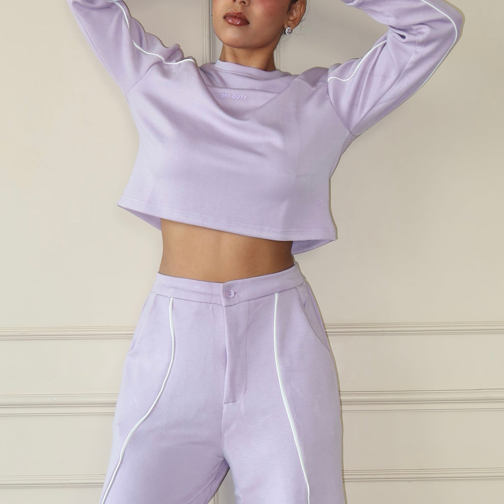 RǏWYÑ | Cloud Contrast Full Sleeve Top