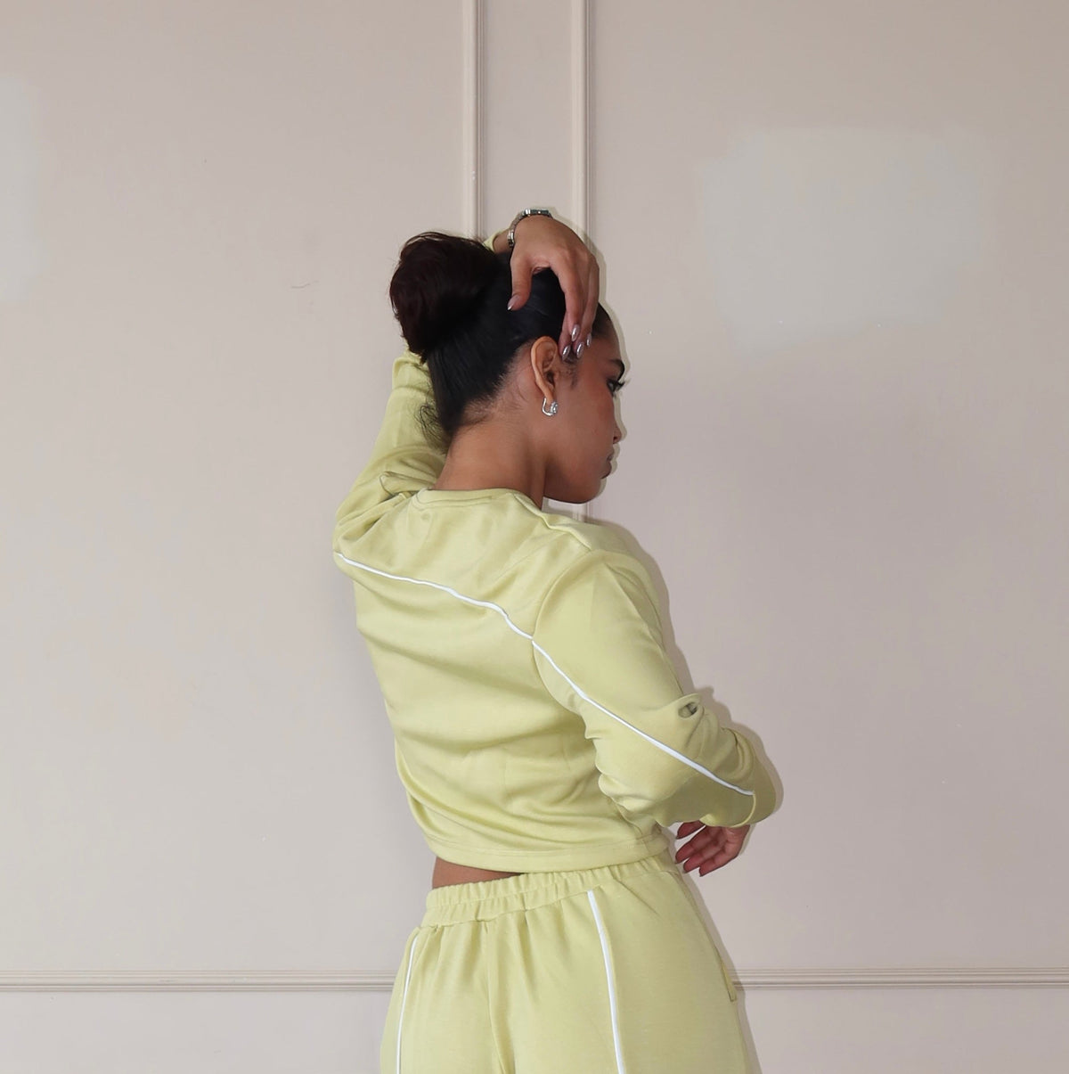 RǏWYÑ | Cloud Contrast Full Sleeve Top