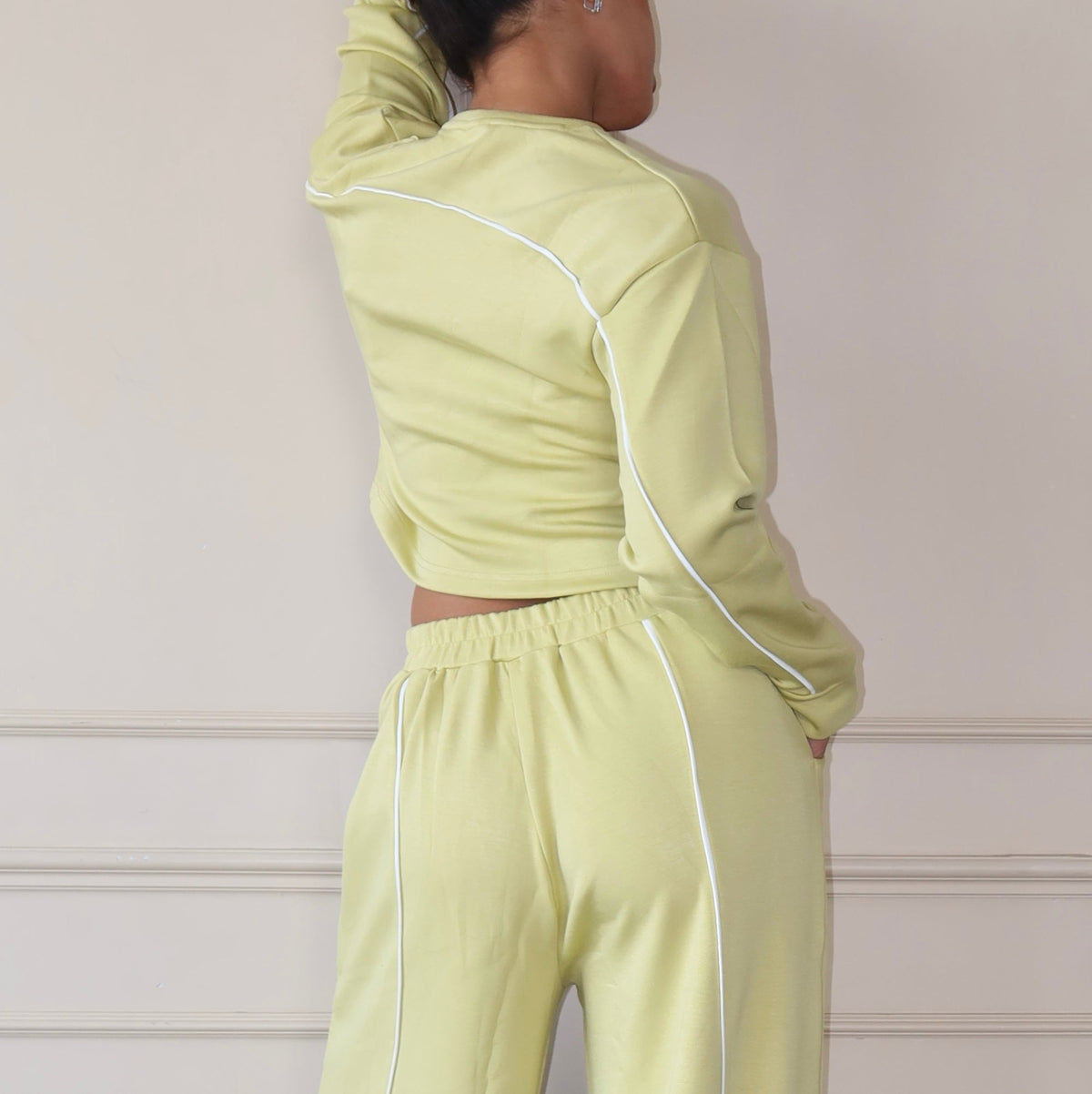 RǏWYÑ | Cloud Contrast Full Sleeve Top