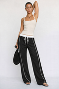 RǏWYÑ | Drawstring Wide Leg Pants