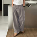 RIWYN Seoul Loose Pleated Baggy Trousers
