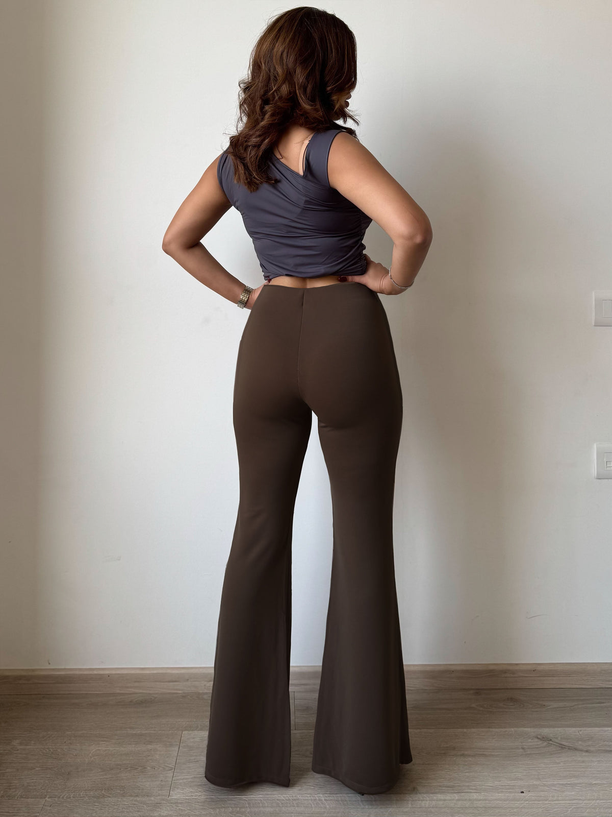 RǏWYÑ | Fit & Flare Seamless Trousers