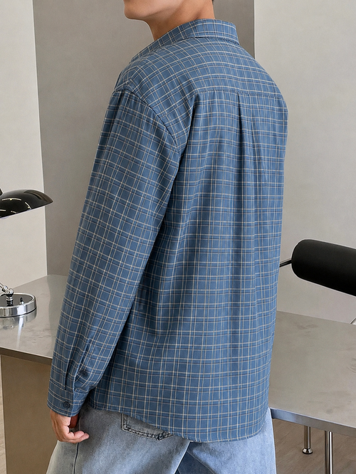 RIWYN Highland Check Relaxed Fit Shirt