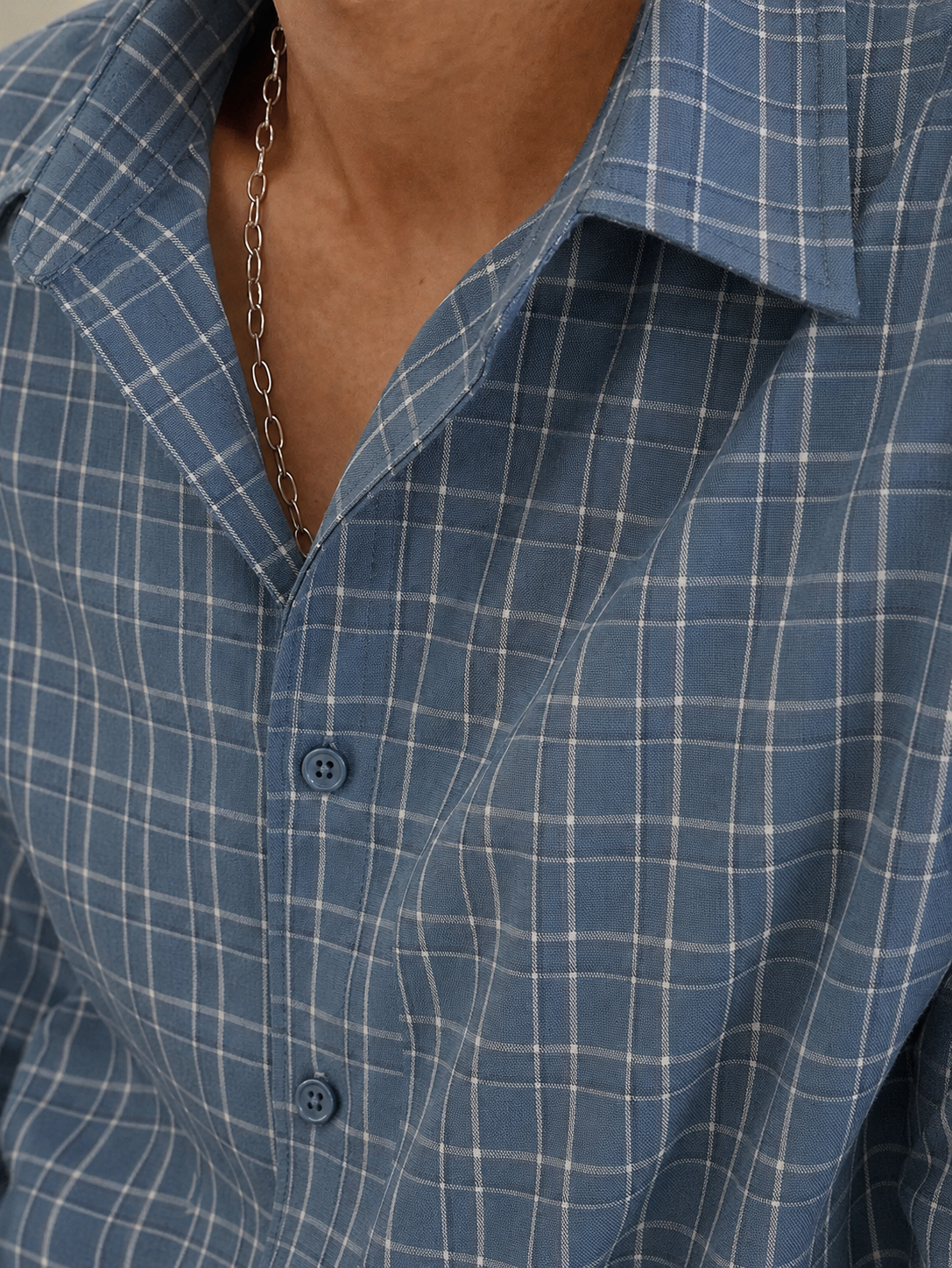 RIWYN Highland Check Relaxed Fit Shirt
