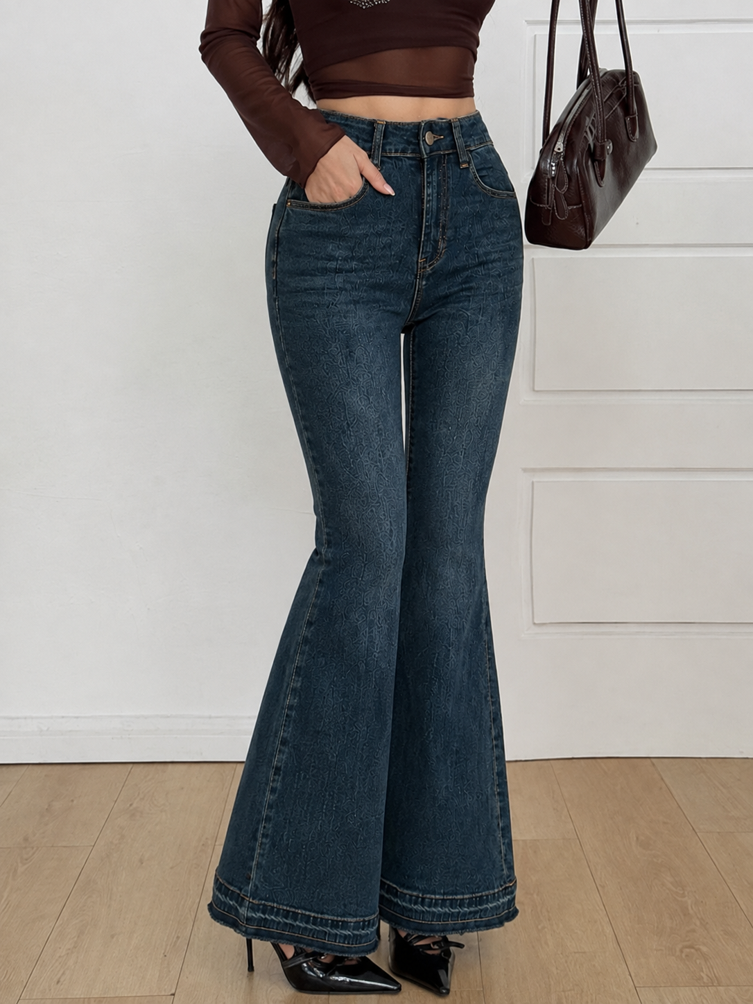 RǏWYÑ | Indigo Curve Stretch Bootcut Jeans