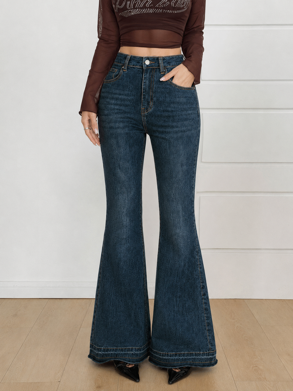 RǏWYÑ | Indigo Curve Stretch Bootcut Jeans