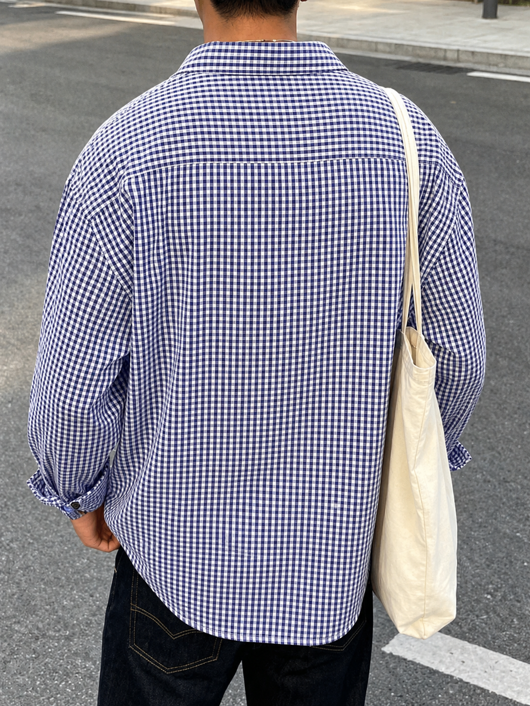 RIWYN Refined Gingham Slim Fit Shirt
