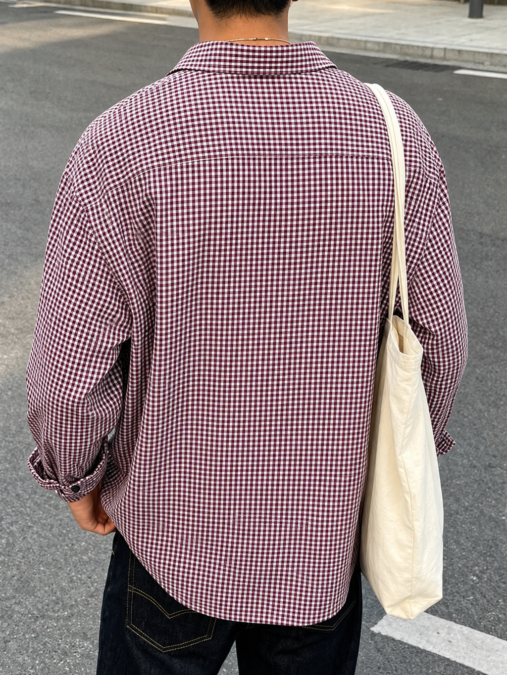RIWYN Refined Gingham Slim Fit Shirt
