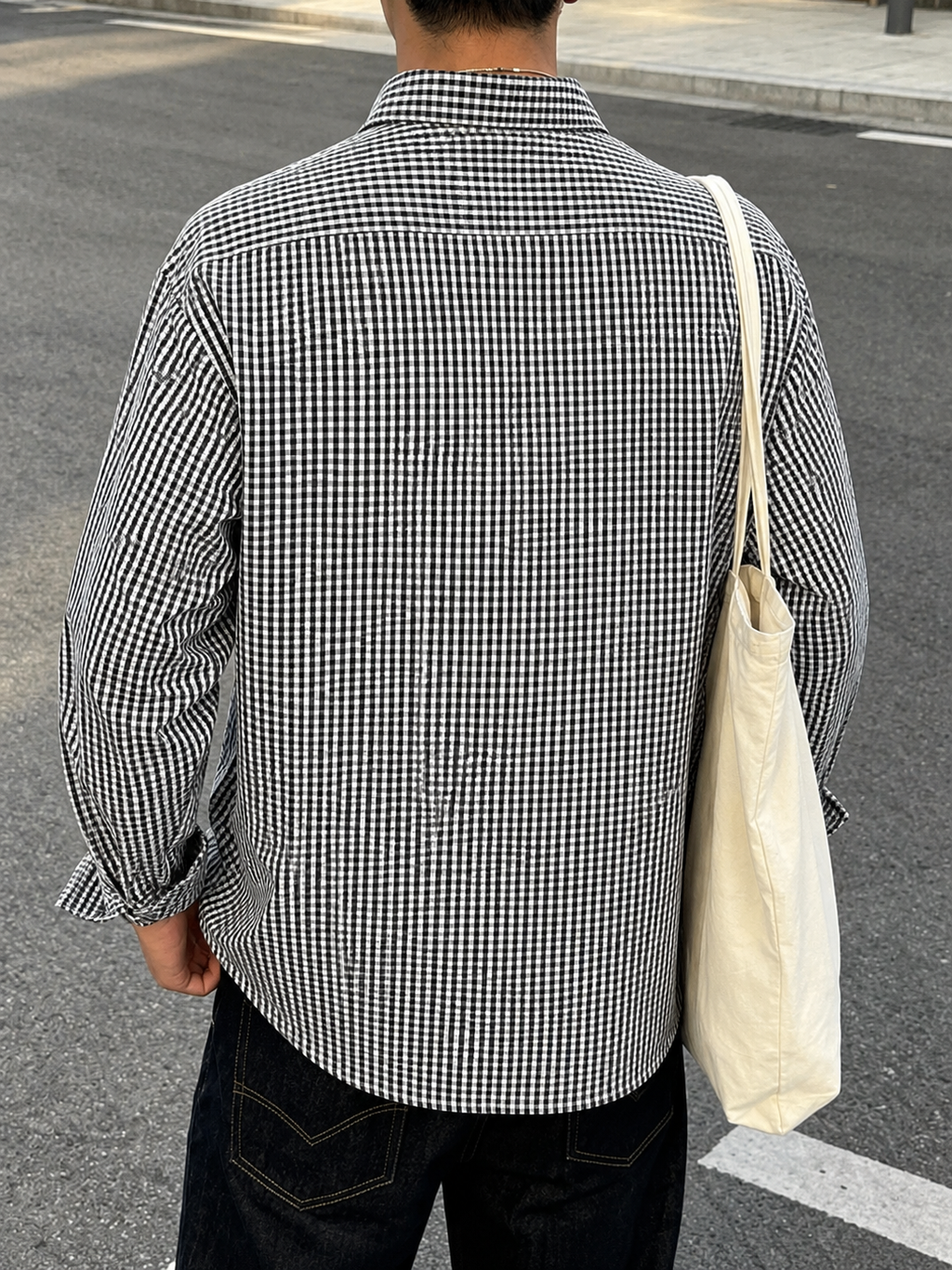 RIWYN Refined Gingham Slim Fit Shirt