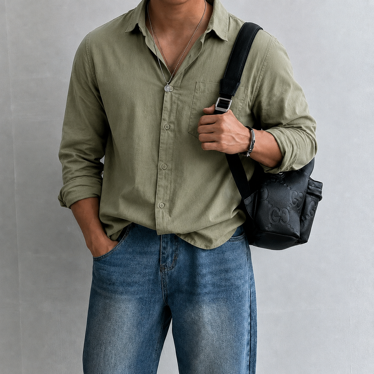 RIWYN Easy Living Tailored Casual Shirt