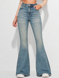 RǏWYÑ | Blue Rinse Flare Fit Jeans
