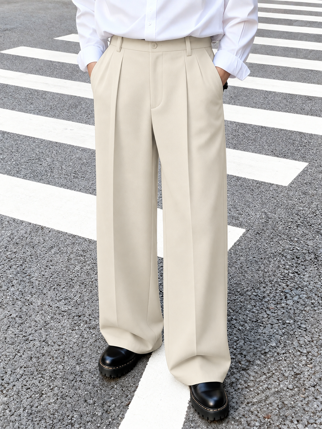 RIWYN Korean Baggy Loose Fit Pants For Men
