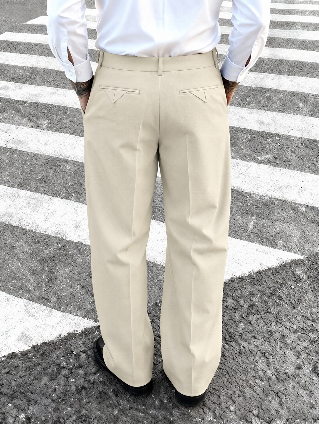 RIWYN Korean Baggy Loose Fit Pants For Men