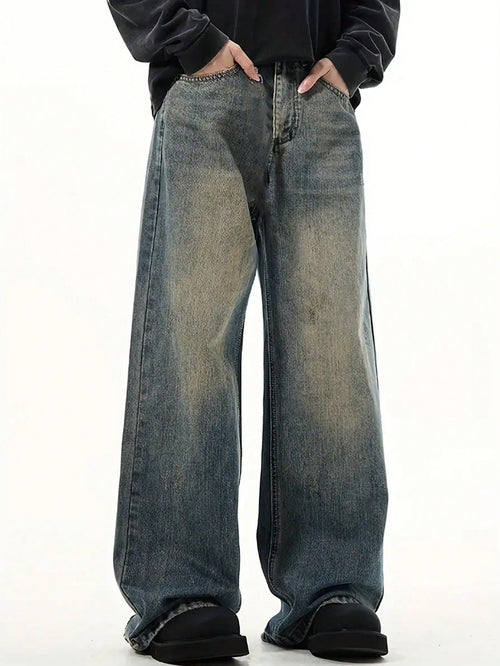 RIWYN Blue Screen Super Baggy Jeans