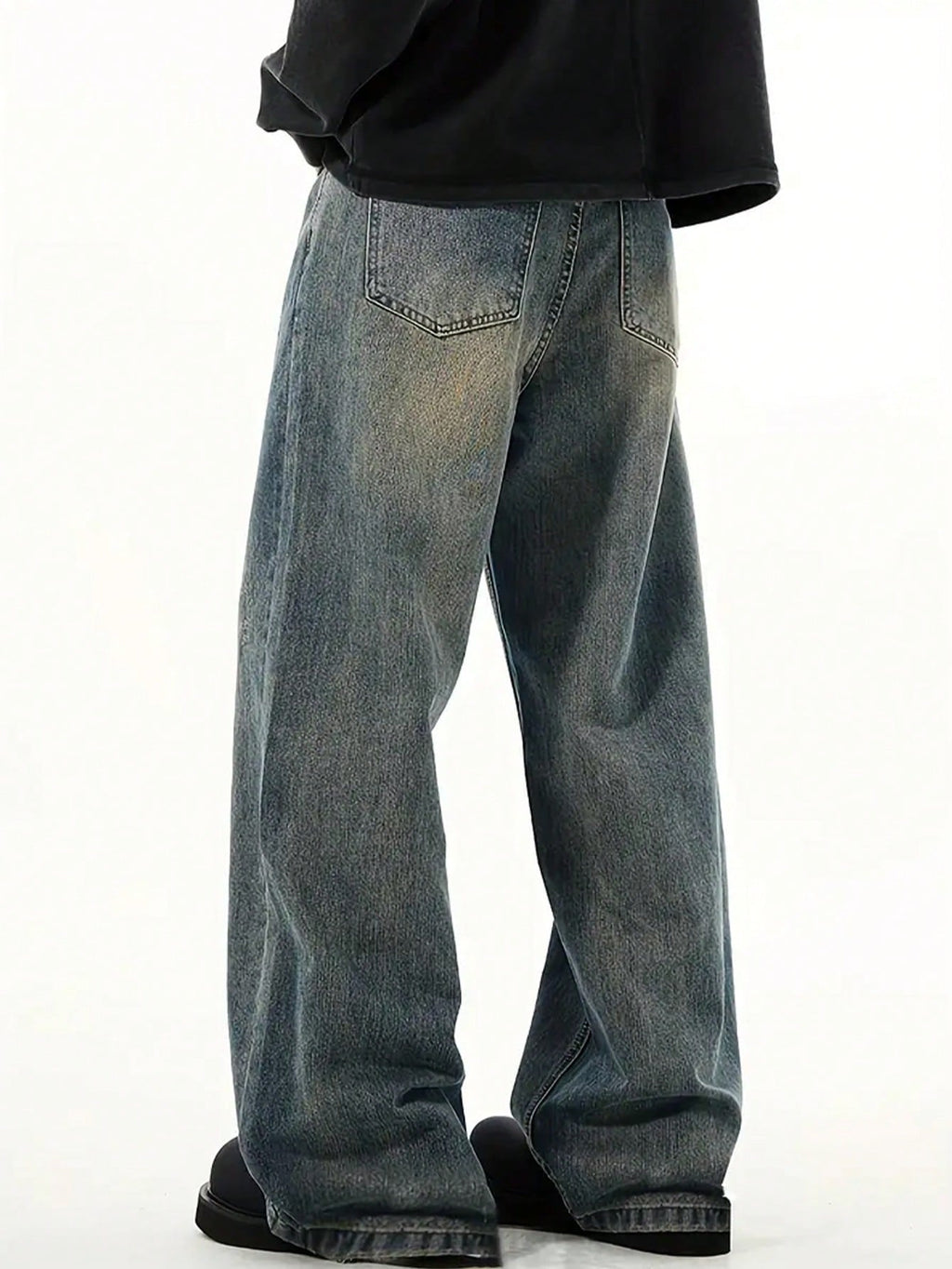RIWYN Blue Screen Super Baggy Jeans