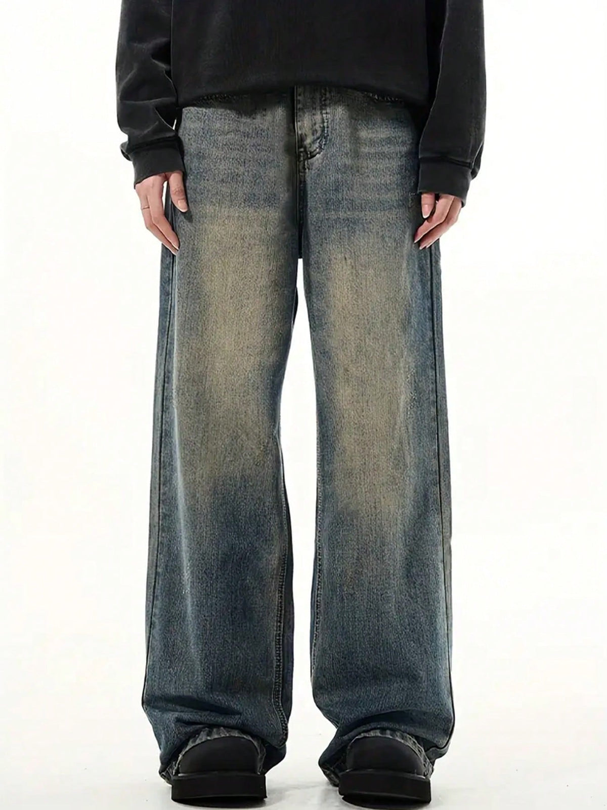 RIWYN Blue Screen Super Baggy Jeans