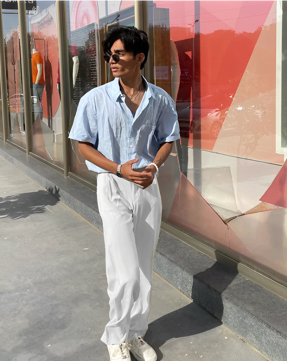 RIWYN Korean Baggy Loose Fit Pants For Men
