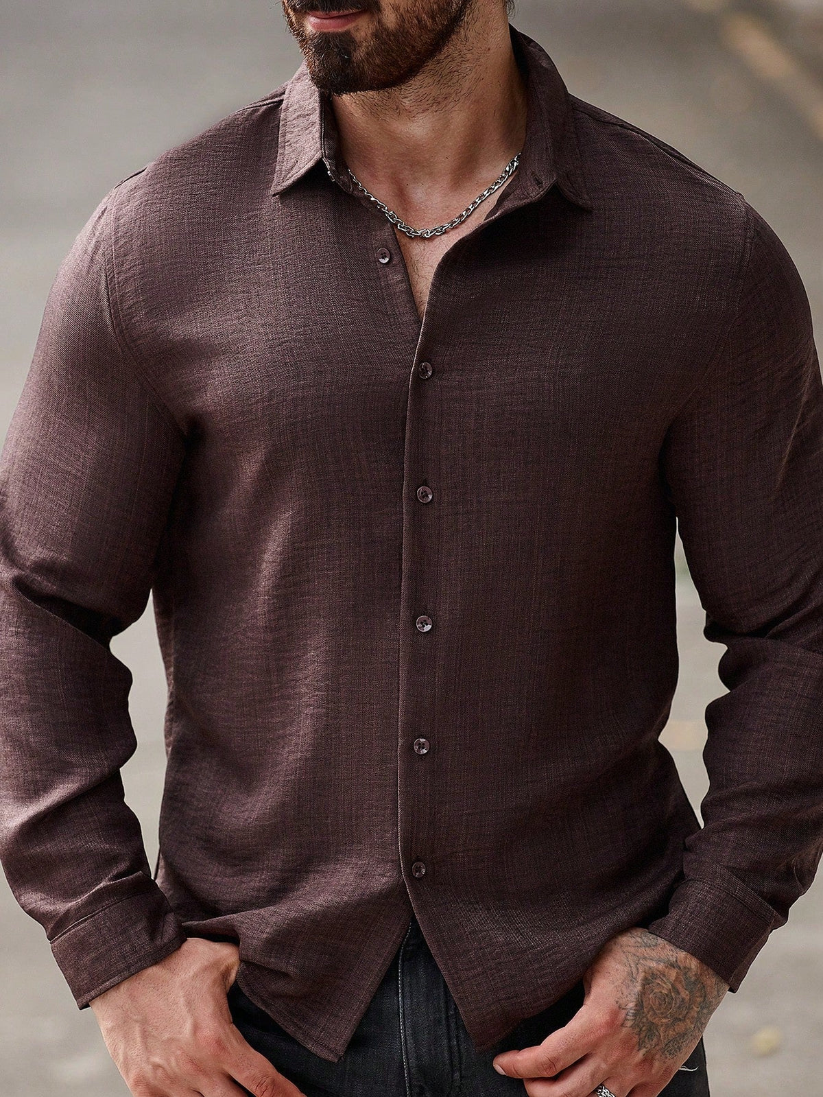 RIWYN Super Soft Linen Long Sleeve Shirt