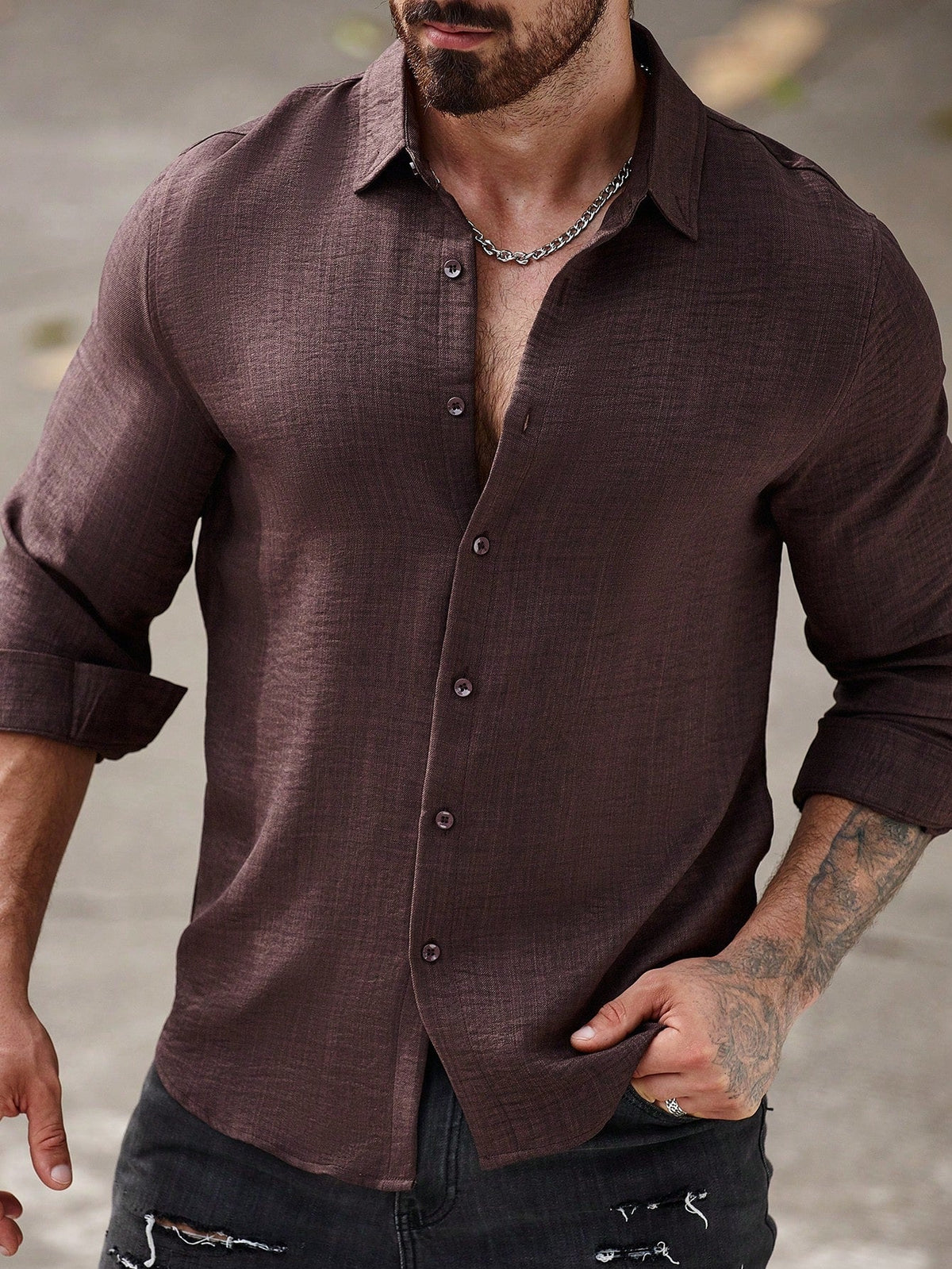 RIWYN Super Soft Linen Long Sleeve Shirt