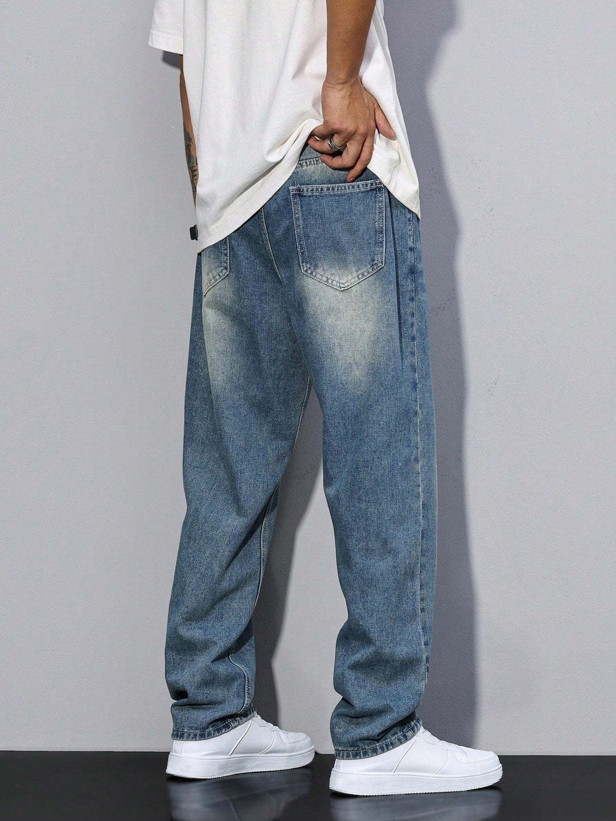 RIWYN River Blue Straight Fit Jeans