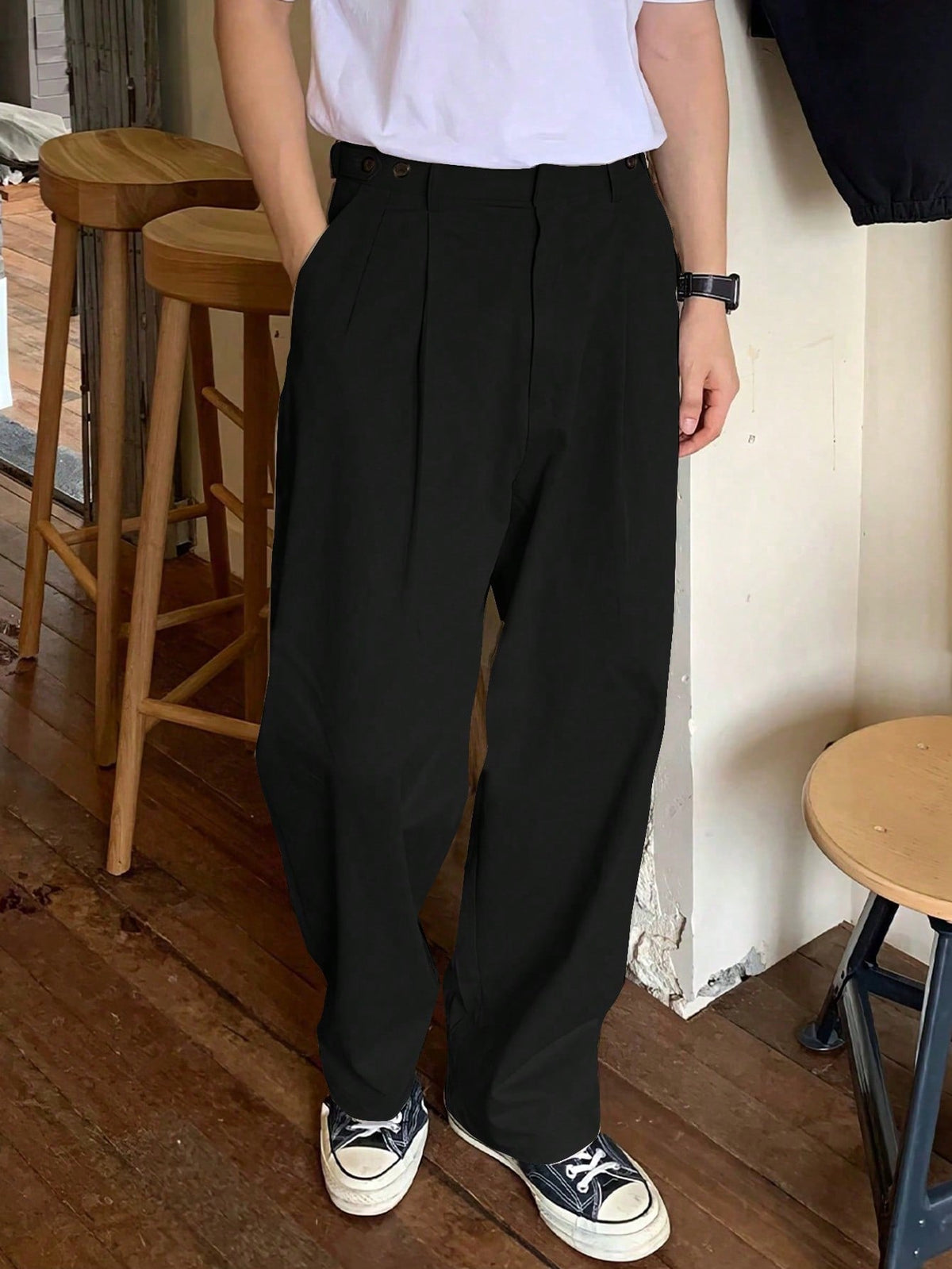 RIWYN Minimal Japanese Fit Balloon Pants