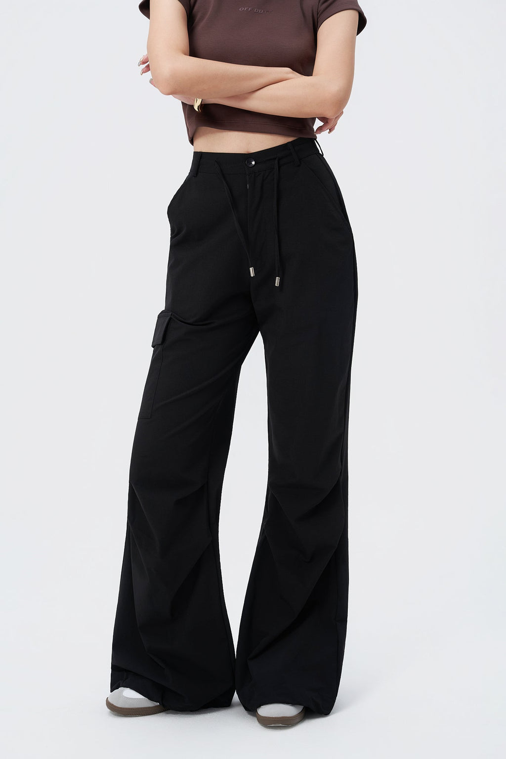RǏWYÑ | Rare Flare Parachute Pants