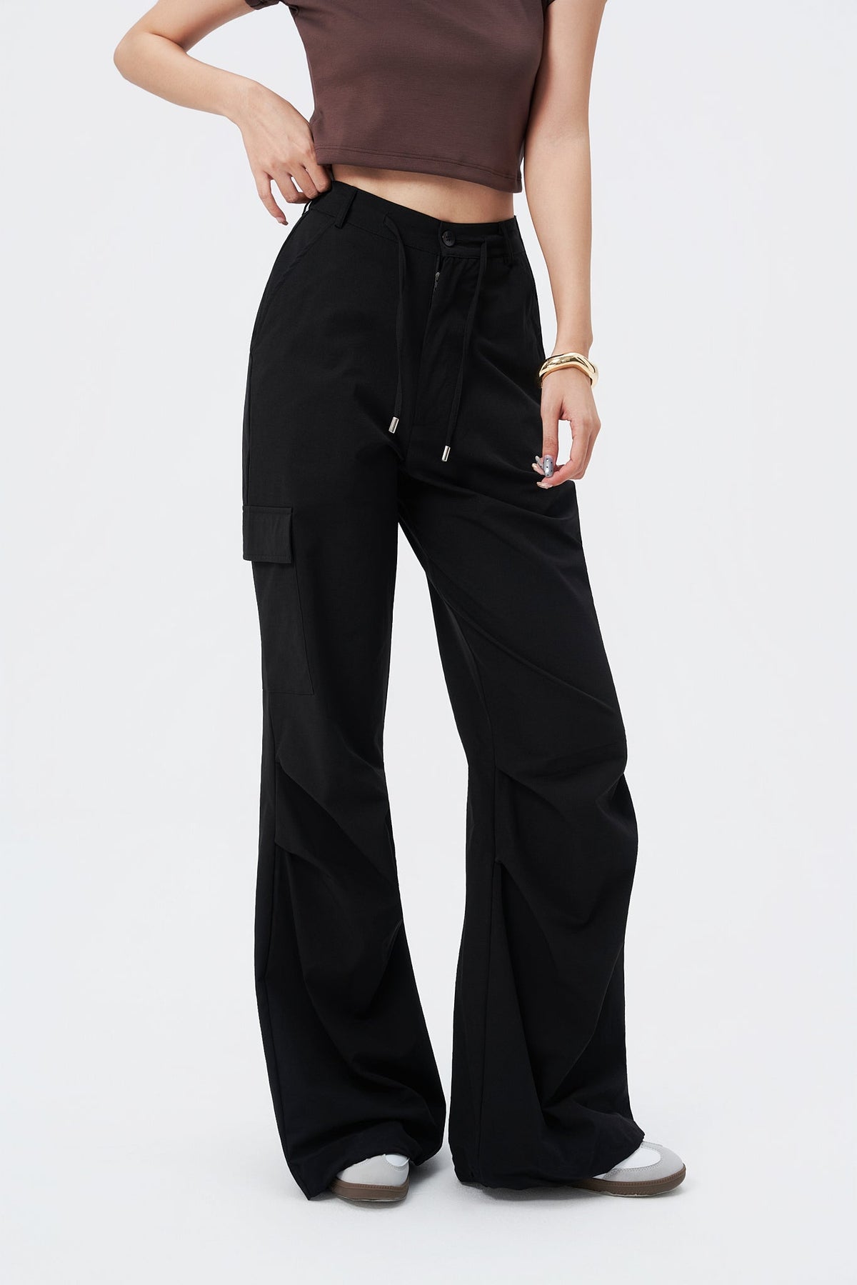 RǏWYÑ | Rare Flare Parachute Pants