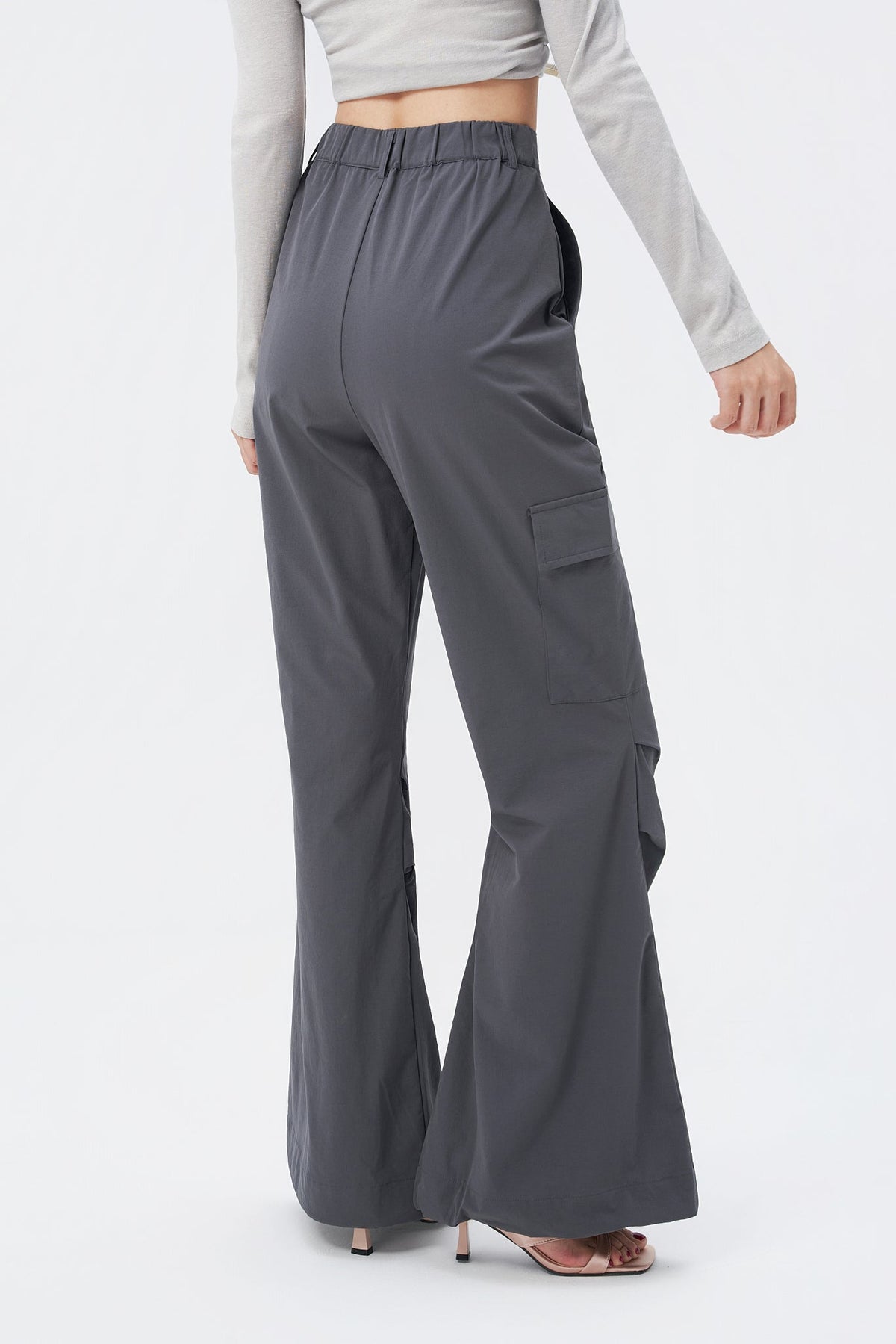 RǏWYÑ | Rare Flare Parachute Pants