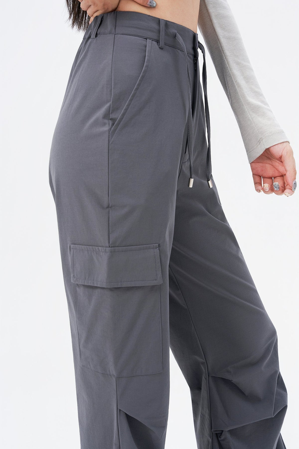 RǏWYÑ | Rare Flare Parachute Pants