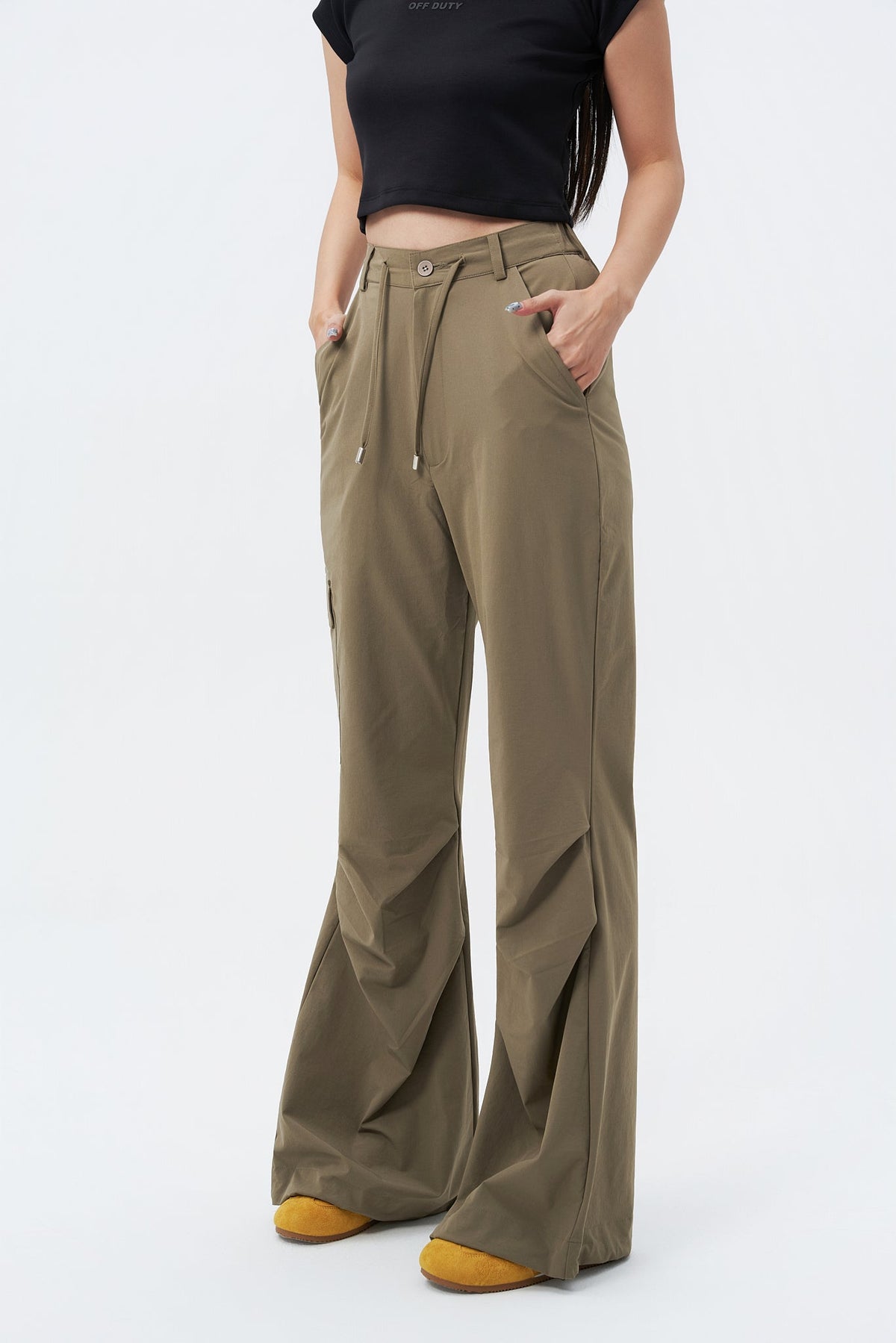 RǏWYÑ | Rare Flare Parachute Pants