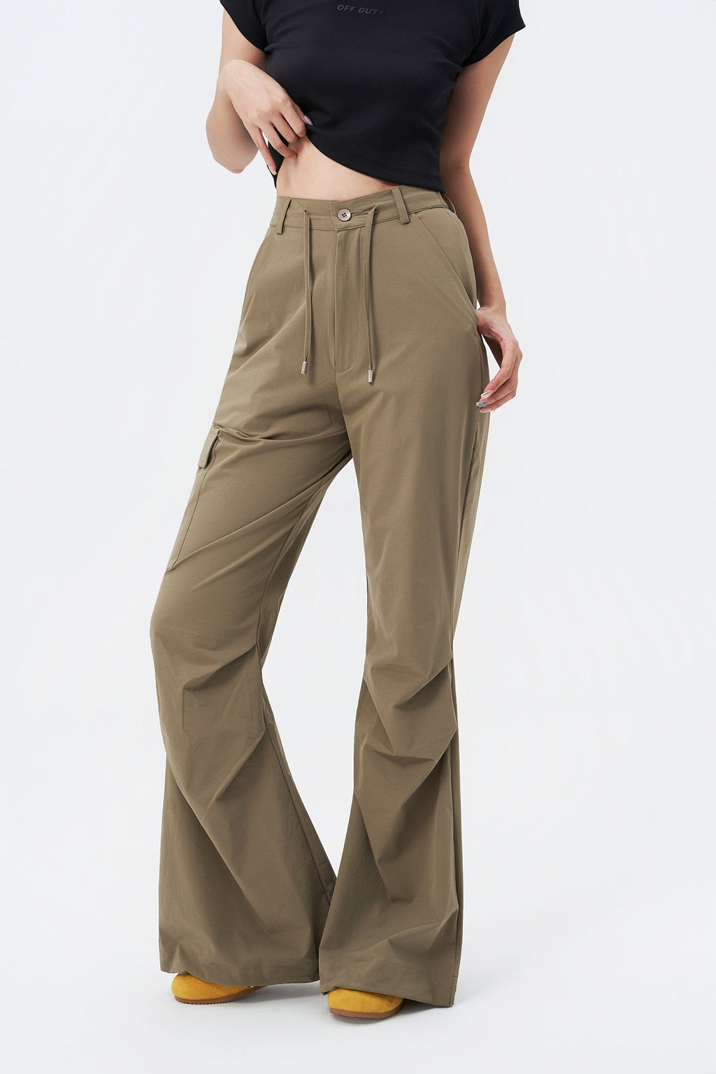 RǏWYÑ | Rare Flare Parachute Pants