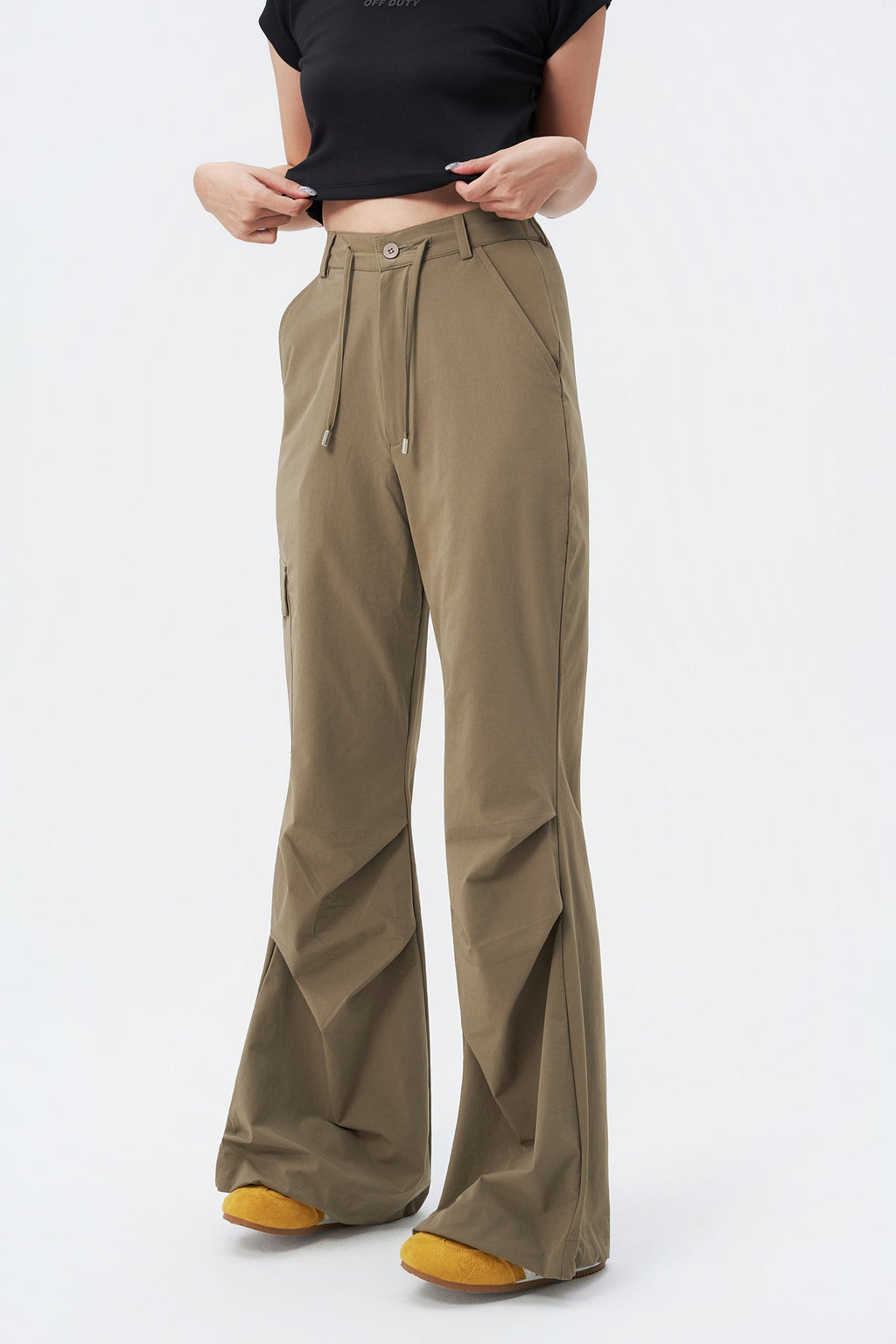 RǏWYÑ | Rare Flare Parachute Pants