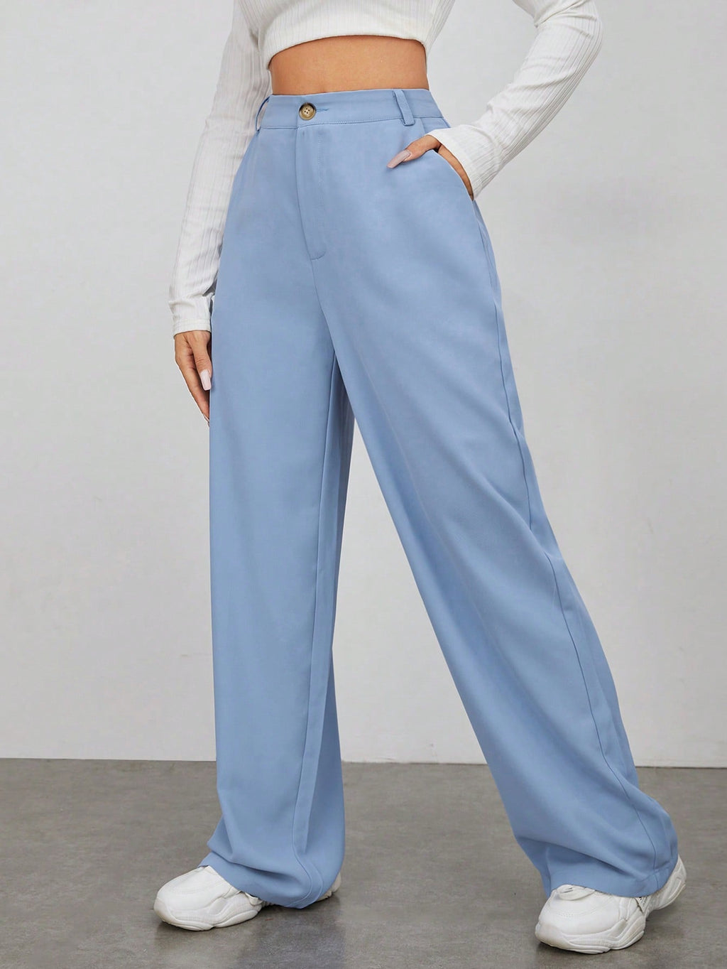 RǏWYÑ | Everyday Straight leg High Waist Pants