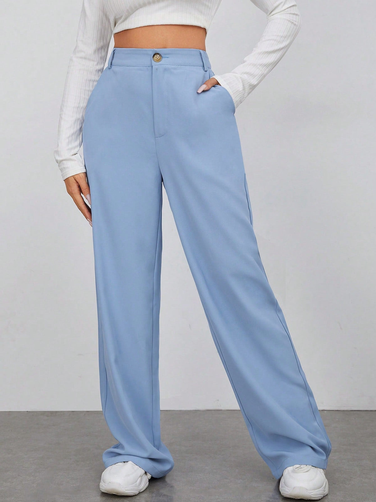 RǏWYÑ | Everyday Straight leg High Waist Pants