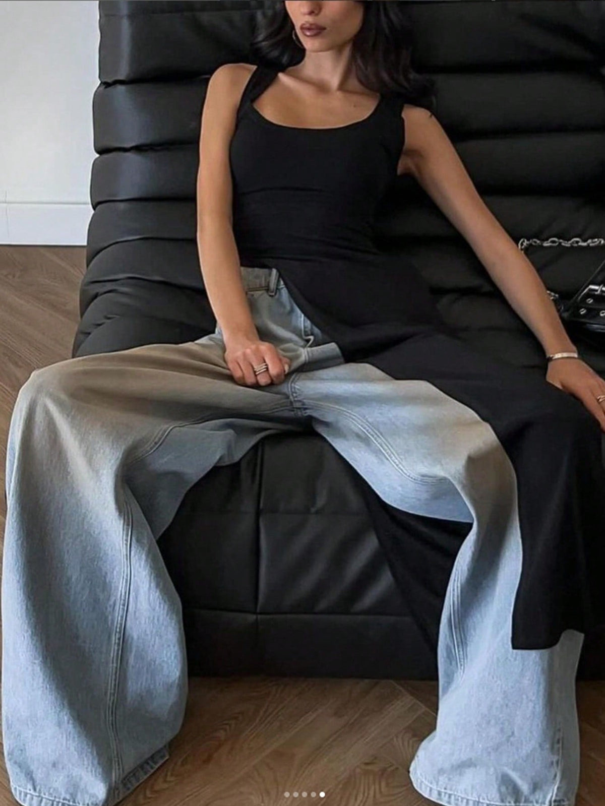 RǏWYÑ | Elegant Edge Slant Long Top