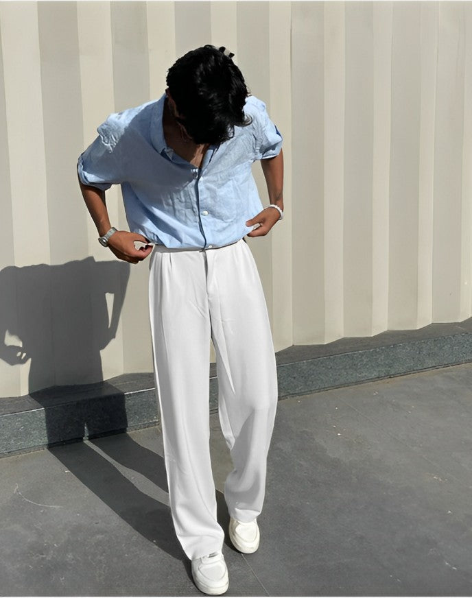 RIWYN Korean Baggy Loose Fit Pants For Men