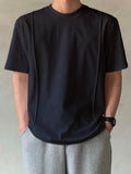 RIWYN Daily Detail Seam baggy Korean Tee