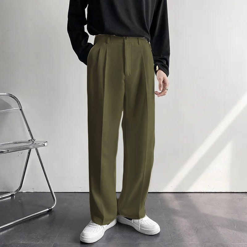 RIWYN Korean Baggy Loose Fit Pants For Men