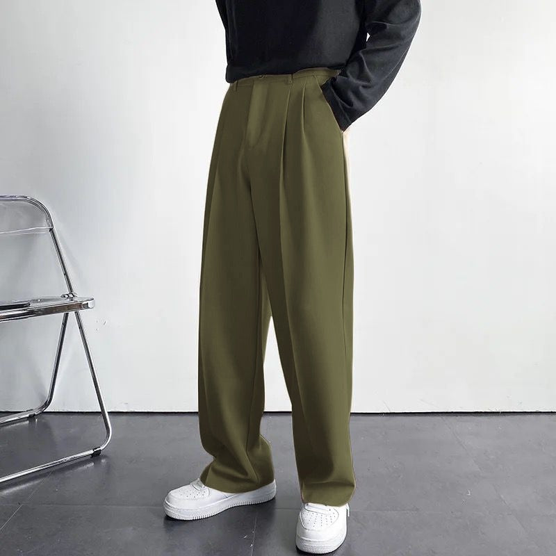 RIWYN Korean Baggy Loose Fit Pants For Men