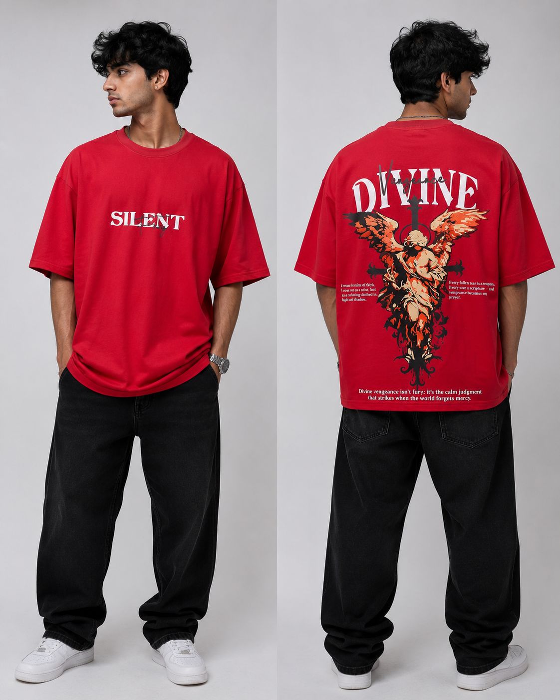 RÎWYÑ Men Silent logo T-shirt