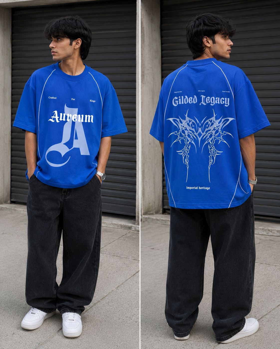 RÎWYÑ Men Aureum Logo T-shirt