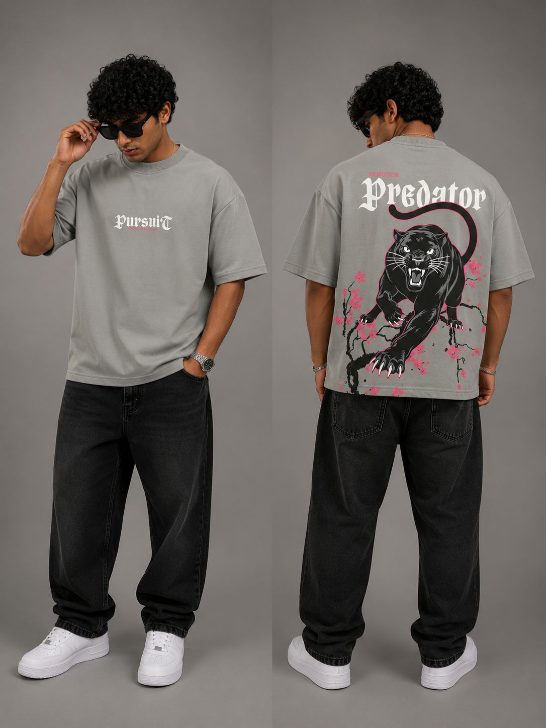 RÎWYÑ Men persuit LogoT-shirt