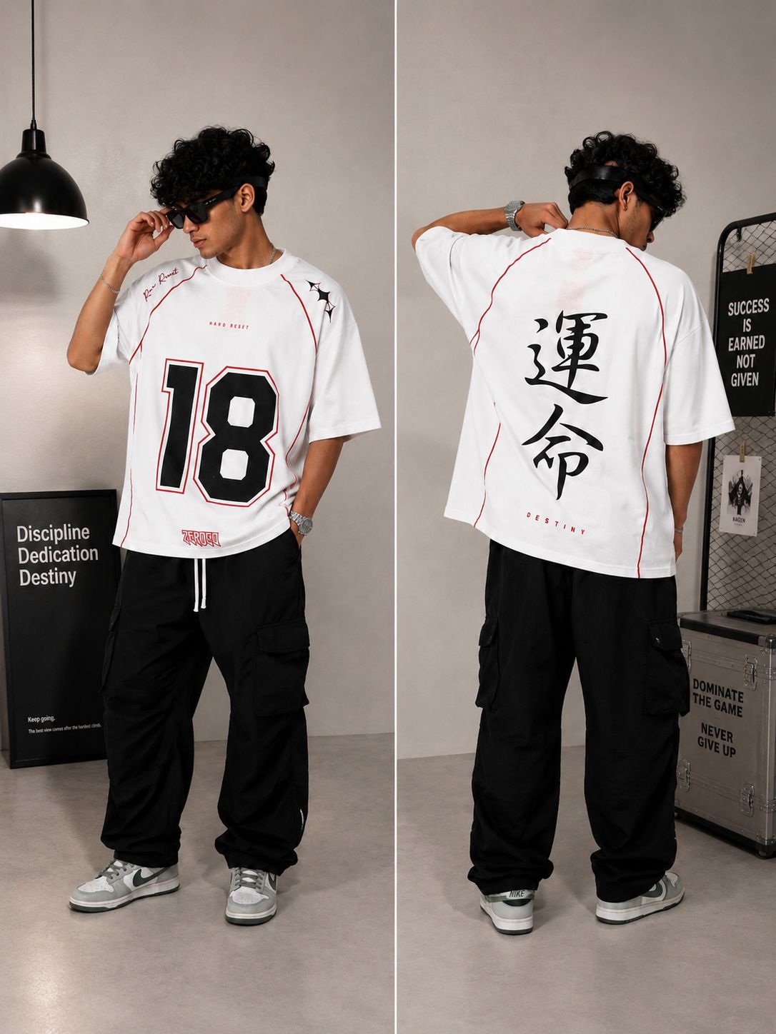 RÎWYÑ Men Destiny LogoT-shirt