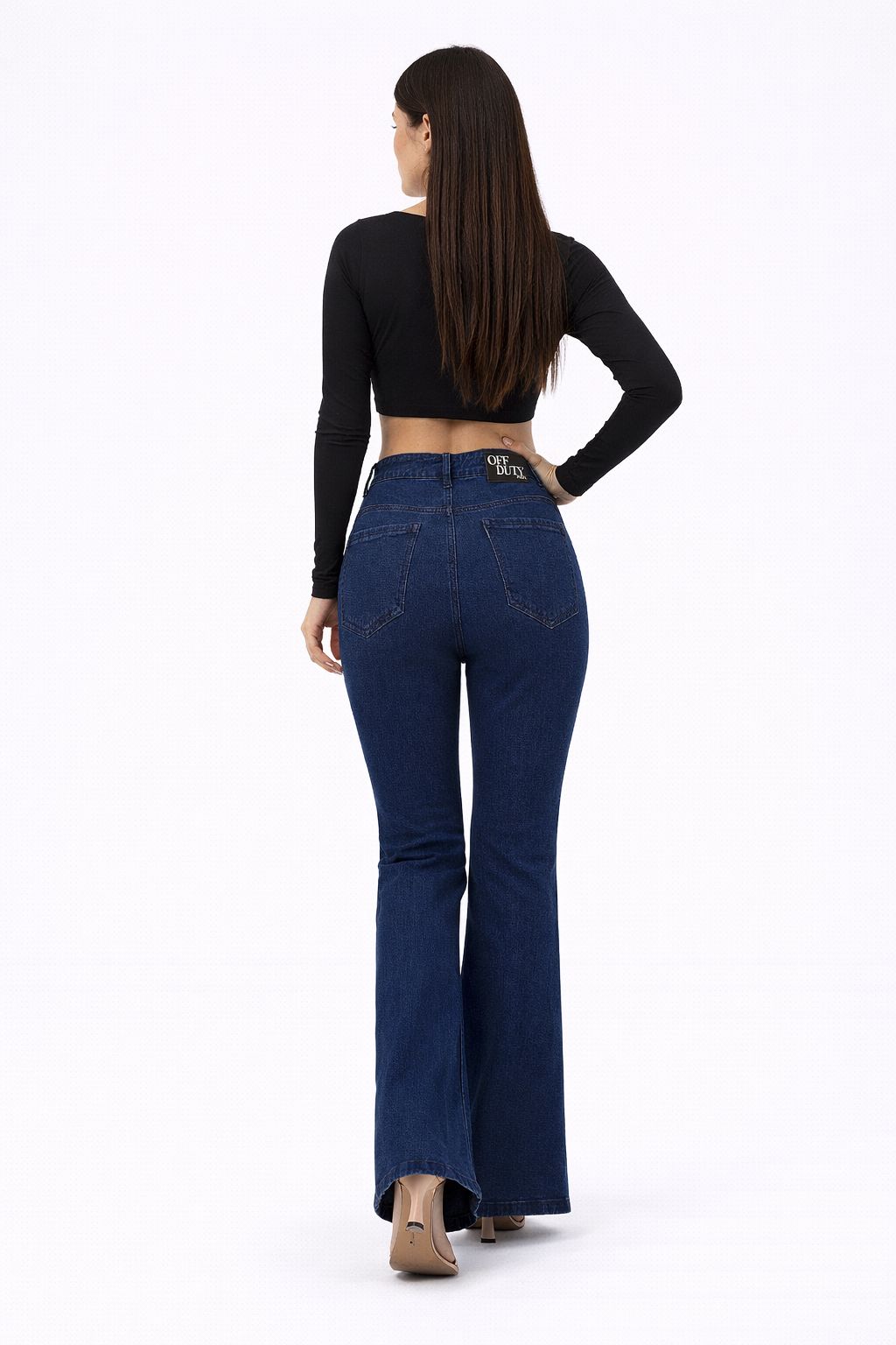 RǏWYÑ | Dark Blue Bootcut Flare Jeans