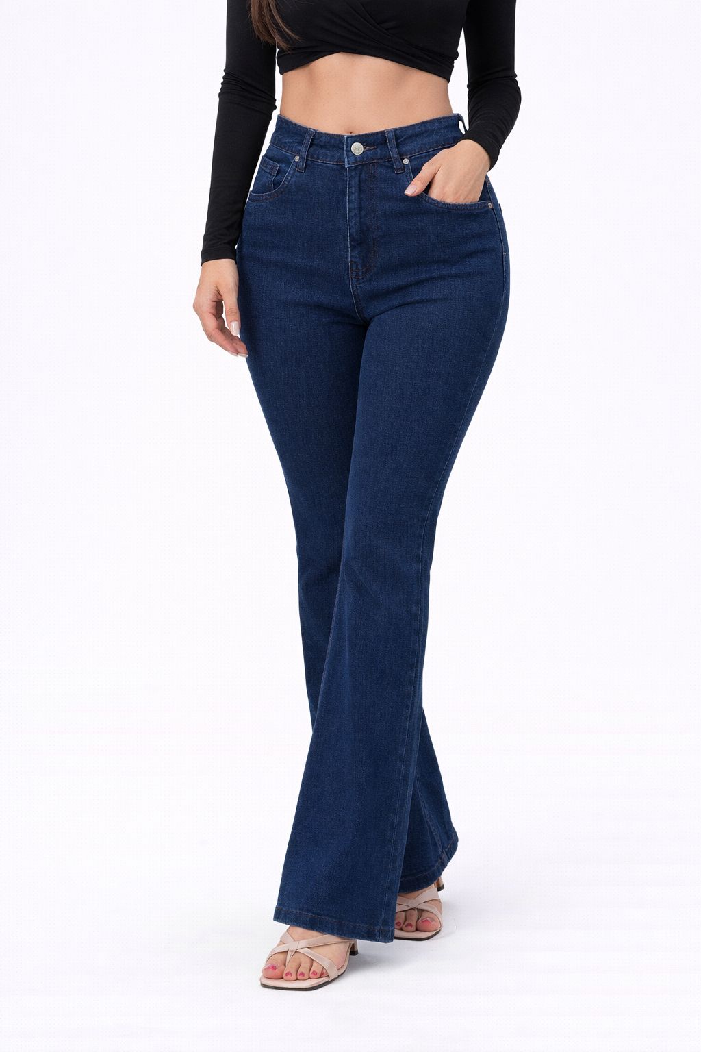 RǏWYÑ | Dark Blue Bootcut Flare Jeans