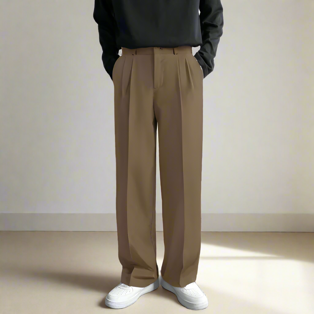 RIWYN Korean Baggy Loose Fit Pants For Men
