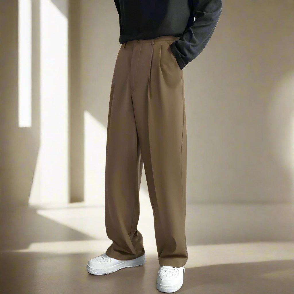 RIWYN Korean Baggy Loose Fit Pants For Men