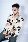 RIWYN Peaceful Woods Print Full-Sleeves Print Shirt