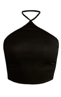 RǏWYÑ | Fancy Halter Neck Plus Size Rib Top