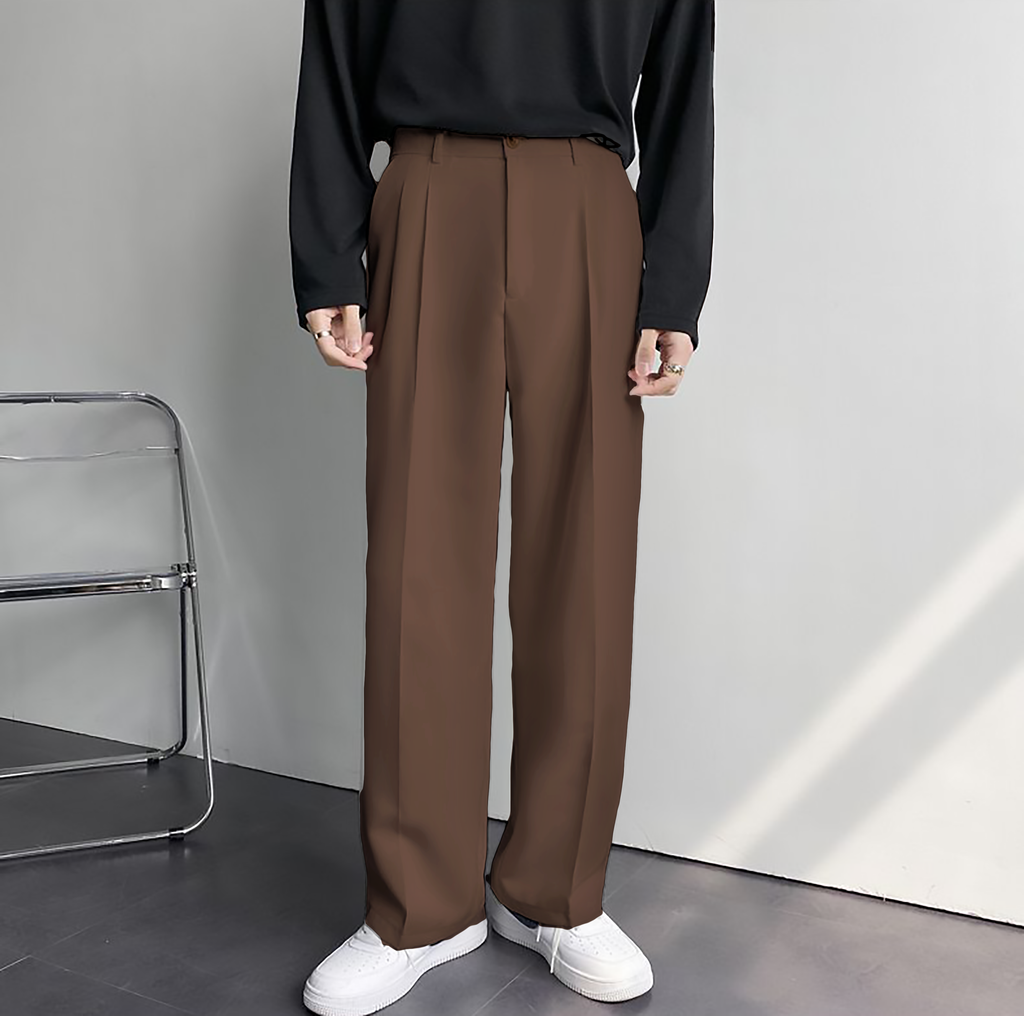 RIWYN Korean Baggy Loose Fit Pants For Men